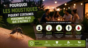 Certaines personnes sont la cible des moustiques et pas d’autres